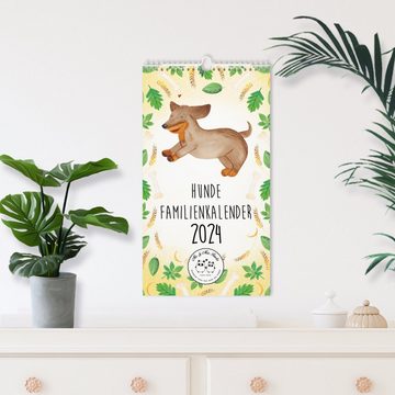 Mr. & Mrs. Panda Familienkalender 2024 Hund Collection - Weiß - Geschenk, Hunderasse, Jahreskalender, T
