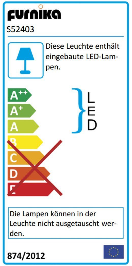 LED-Beleuchtung im 3-St), mit (Spar-Set, Wohnwand 23, Landhausstil Pinie expendio Kasimir weiss