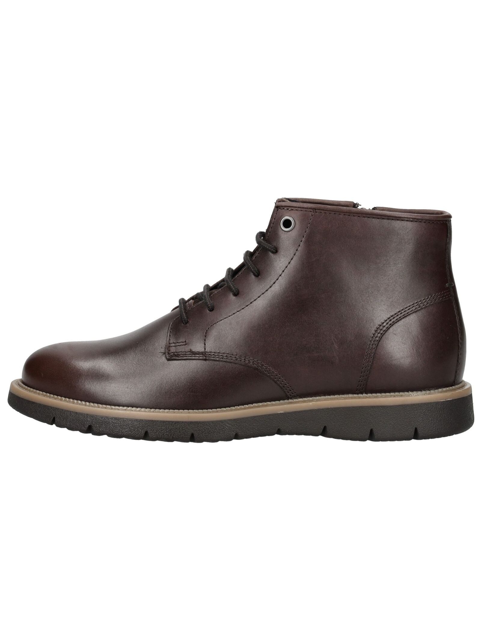 Geox Geox Stiefelette Leder/Textil Schnürstiefelette