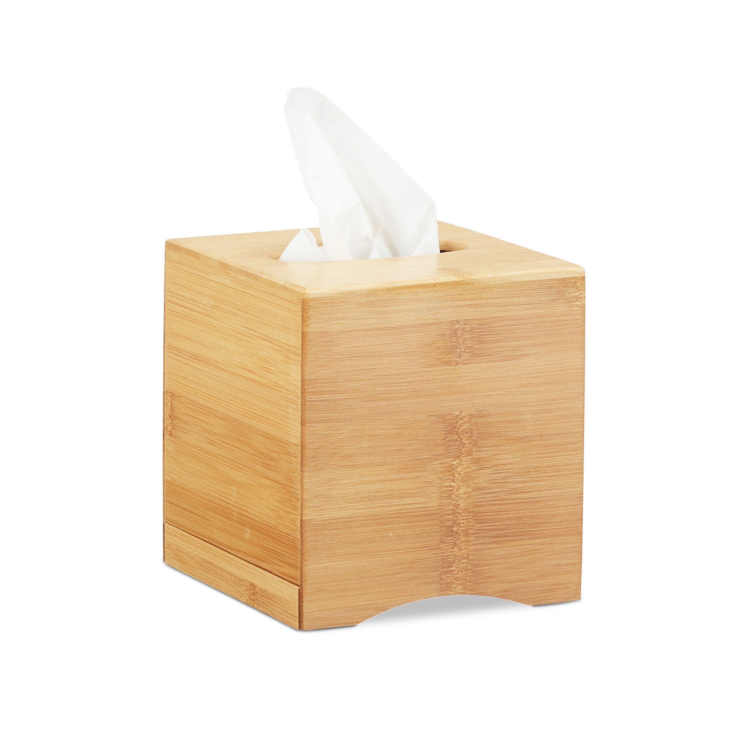relaxdays Kosmetikbox Kosmetiktücherbox quadratisch günstig online kaufen