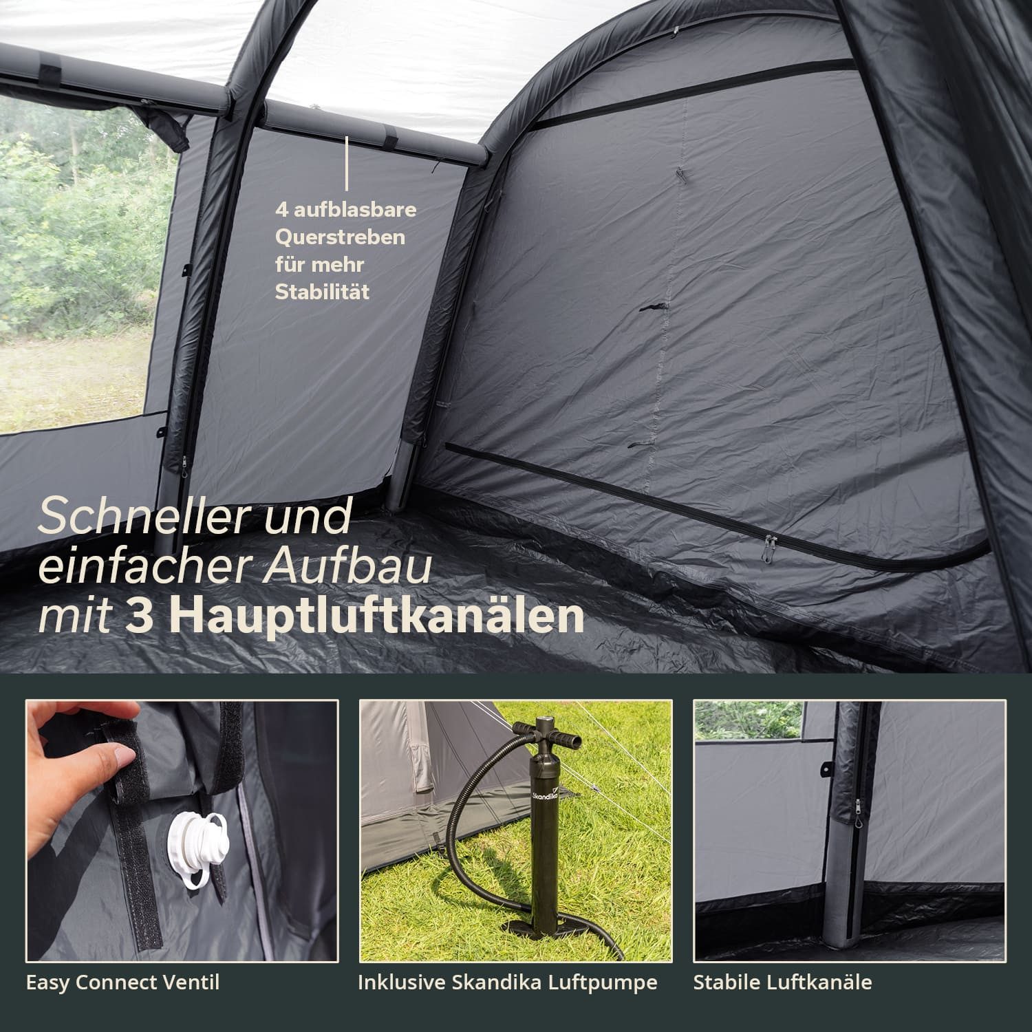 Skandika Vorzelt Vejers Air Protect, Personen: günstig online kaufen