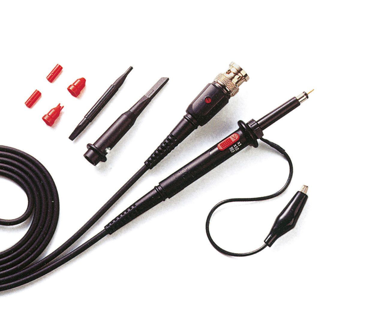 PeakTech Spannungsprüfer BNC Oszilloskop- Tastkopf 60 MHz mit Zubehör