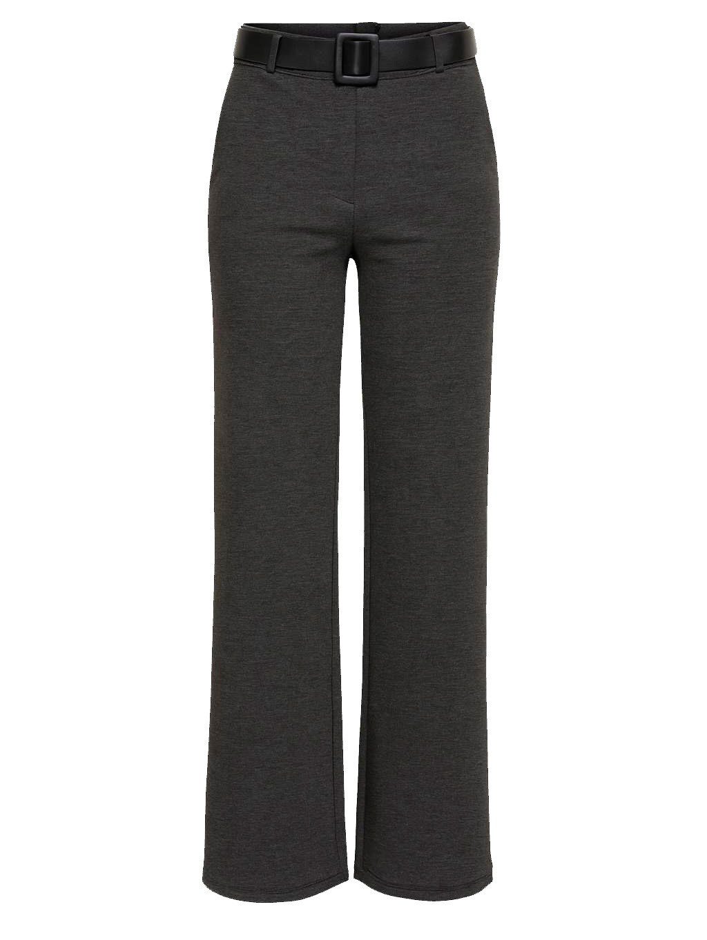 Mississhop Stretch-Hose Elegante Damenhose mit Gürtel und geradem Bein M.43 günstig online kaufen