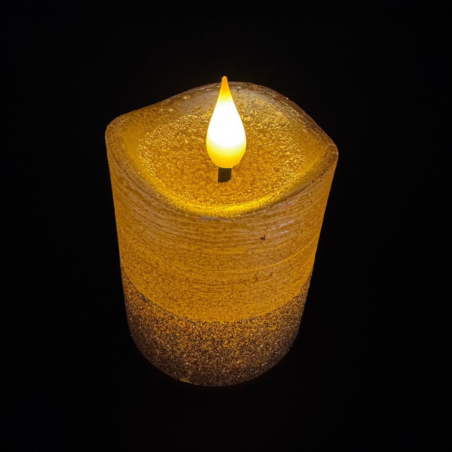 Online-Fuchs LED-Kerze 4 Votivkerzen, Teelichter XL aus Echtwachs mit Timer günstig online kaufen