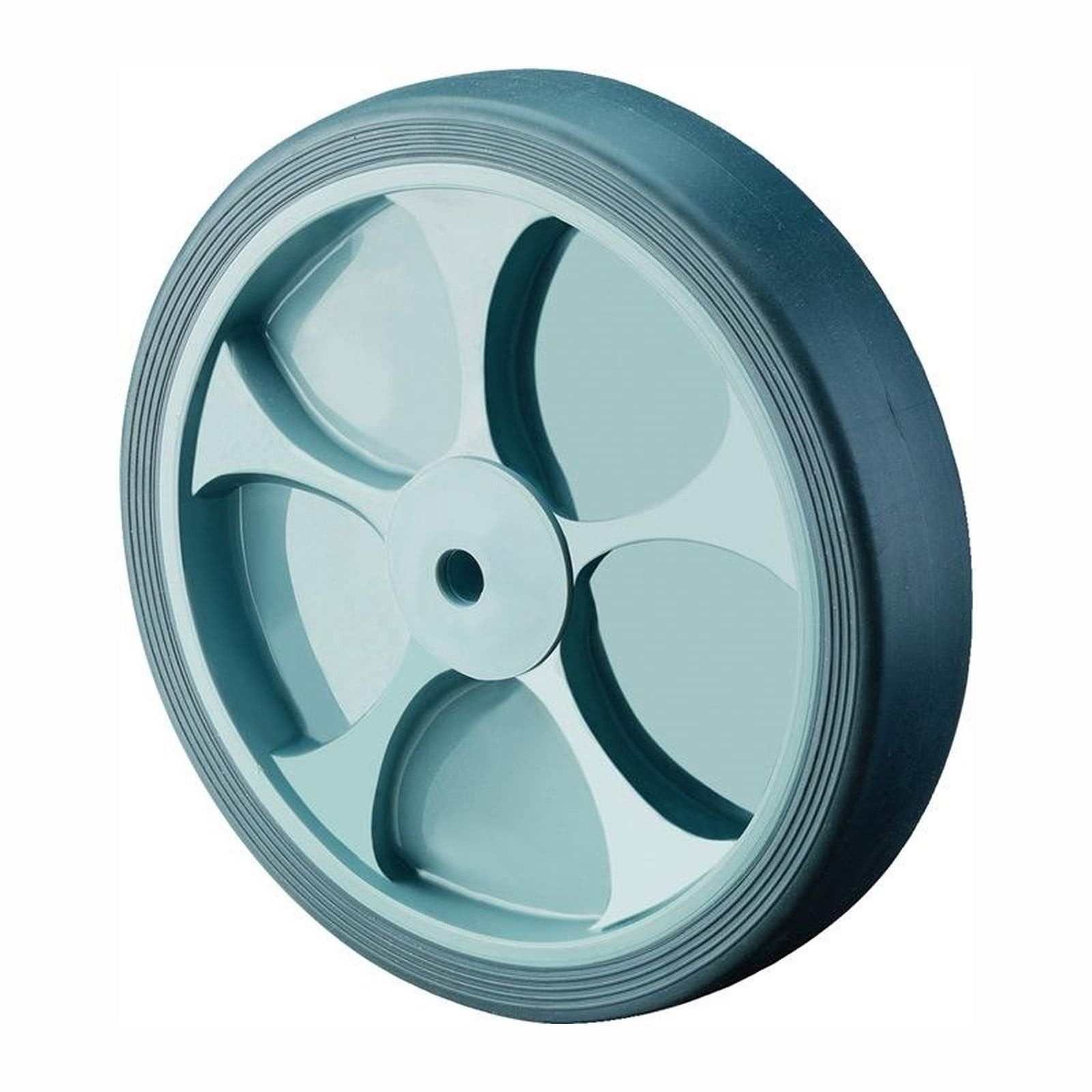 BS ROLLEN Ersatzrad BS Rollen Ersatzrad Gummi grau Rollenlager Ø 80 mm 100 kg - B44.081
