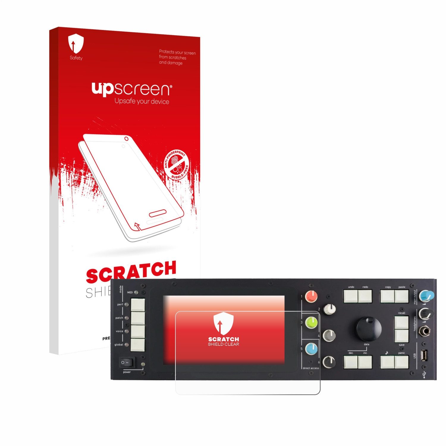 upscreen Displayschutzfolie Schutzfolie für Kodamo EssenceFM MKII, Displayschutz Schutz Folie Klar Transparent