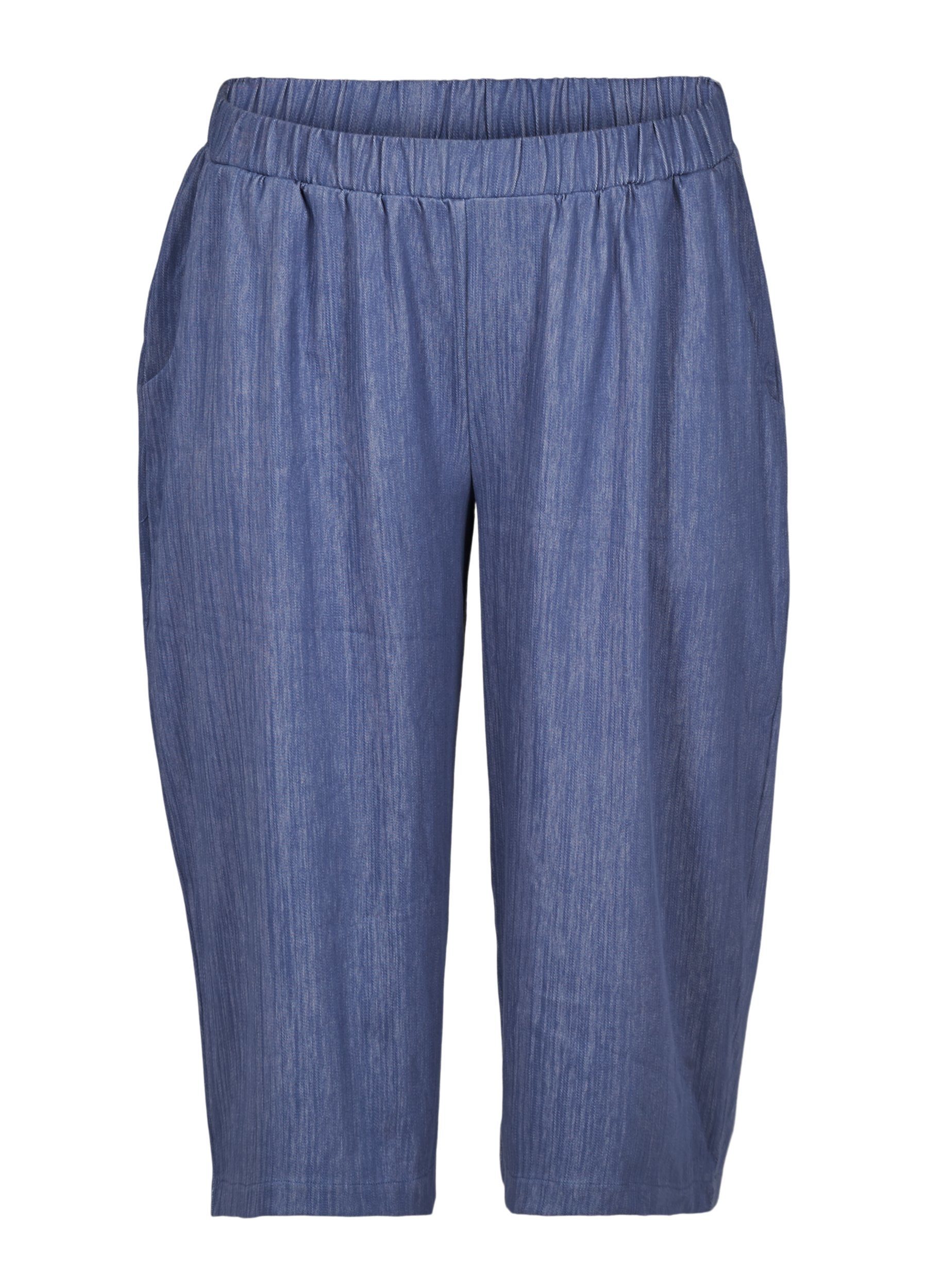 Zizzi 3/4-Hose Große Größen Damen Hose mit Taschen und Gummizug an der  Taille online kaufen | OTTO