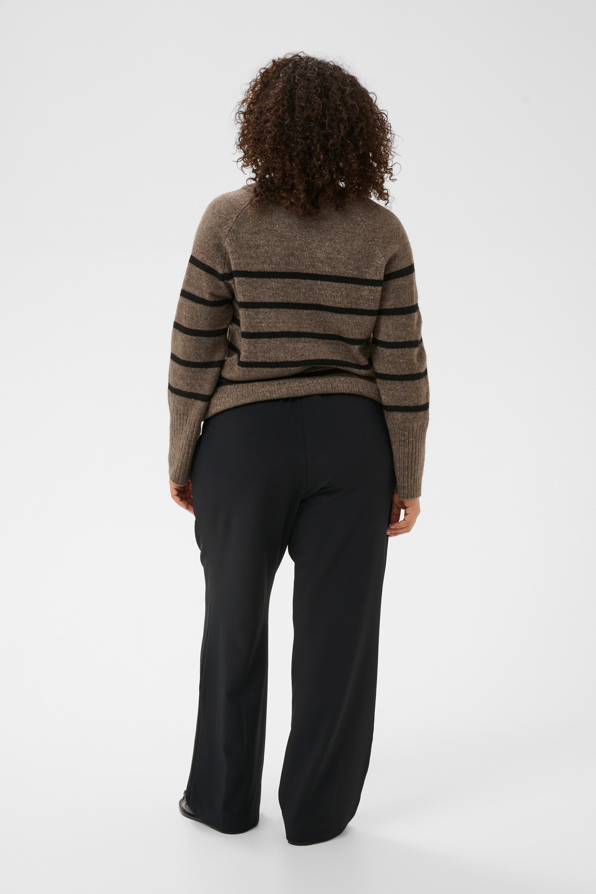 KAFFE Curve Stoffhose Casual Hose KCbeathie Große Größen