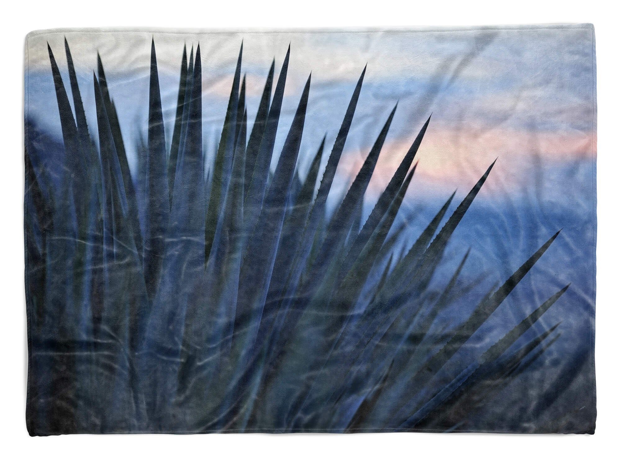 Sinus Art Handtücher Natur Fotomotiv (1-St), Baumwolle-Polyester-Mix mit S, Kuscheldecke Handtuch Sukkulente Strandhandtuch Saunatuch Handtuch