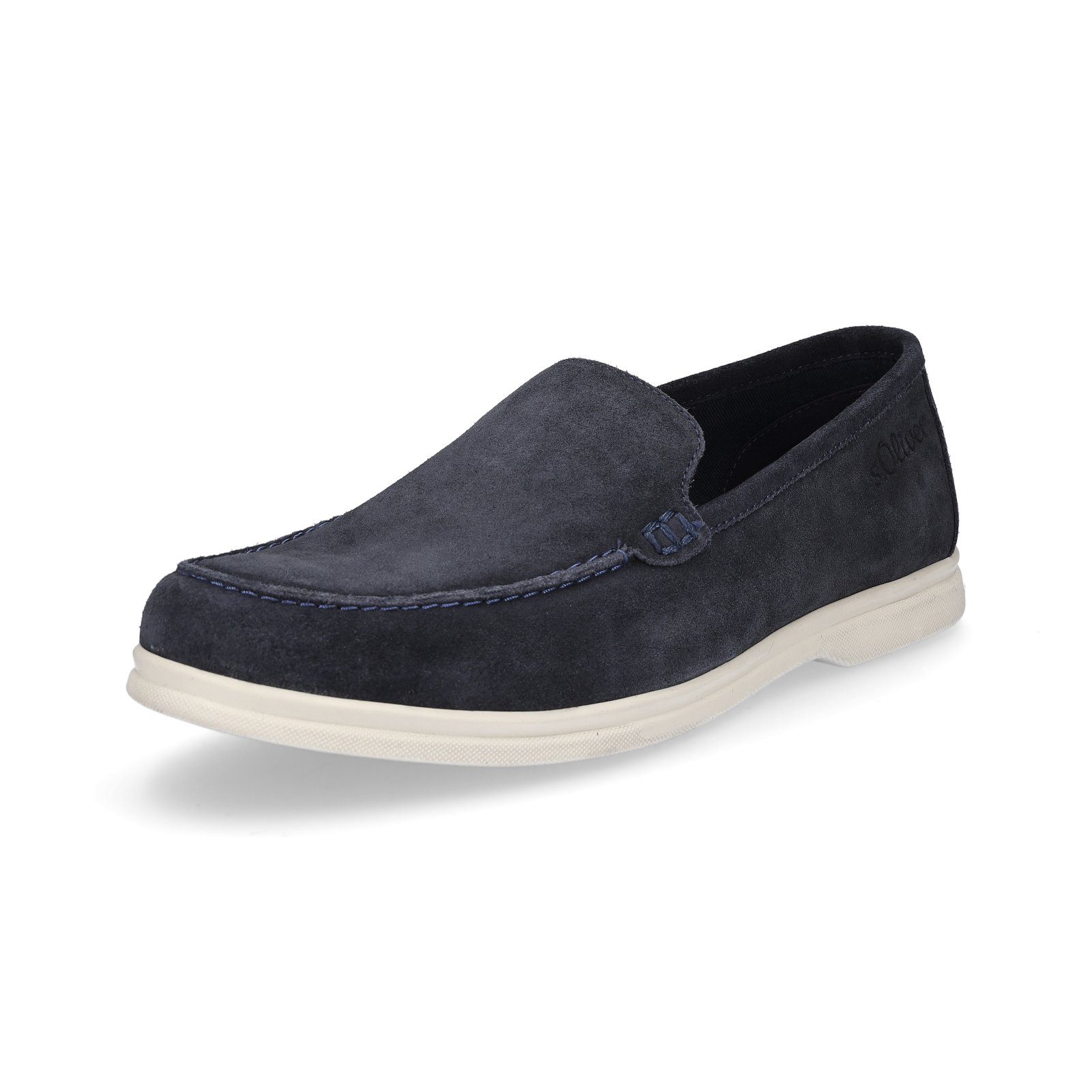 s.Oliver s.Oliver Herren Leder Slipper blau Slipper