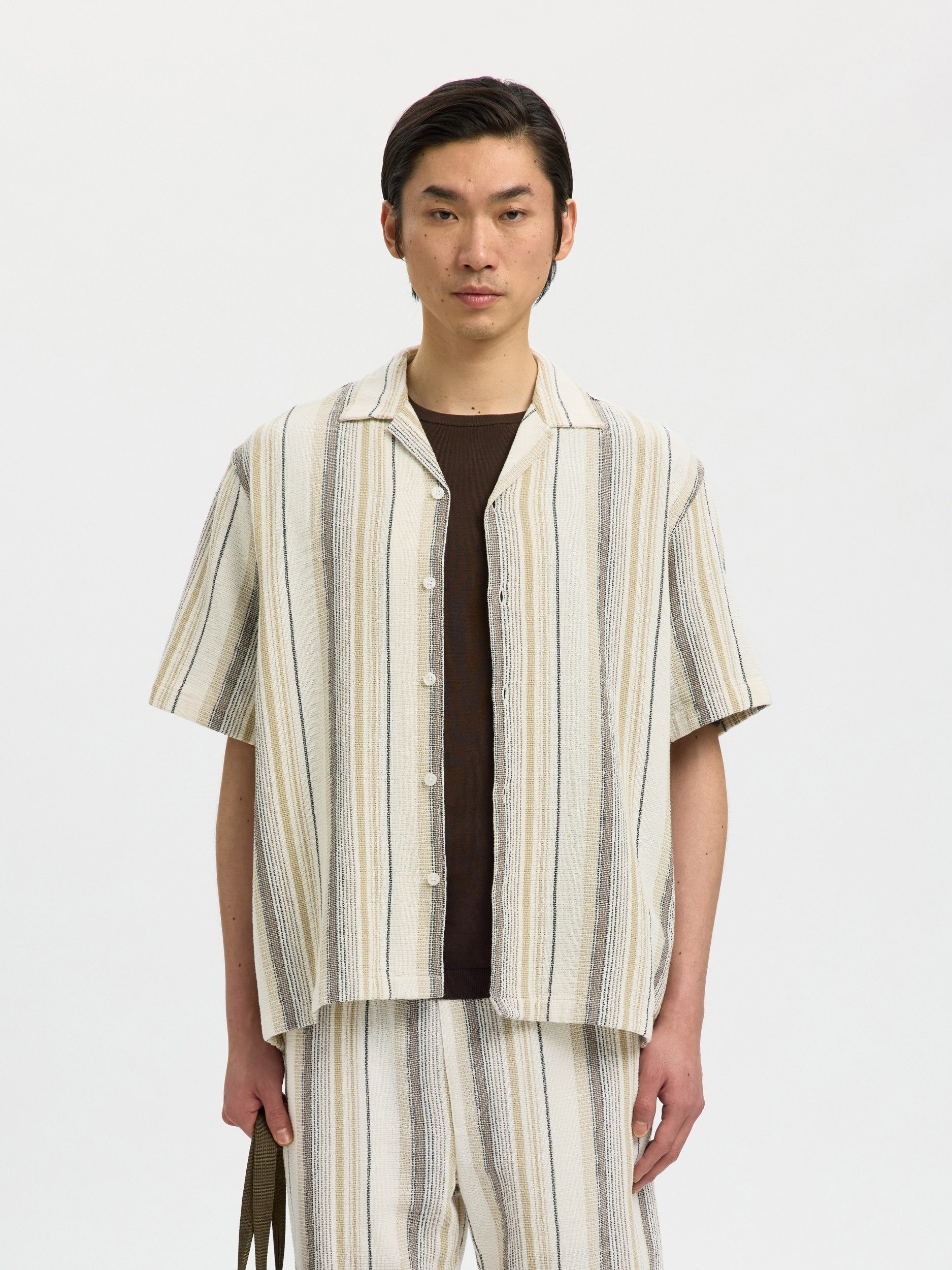 SELECTED HOMME T-Shirt SLHRLXCAL SS SHIRT RESORT