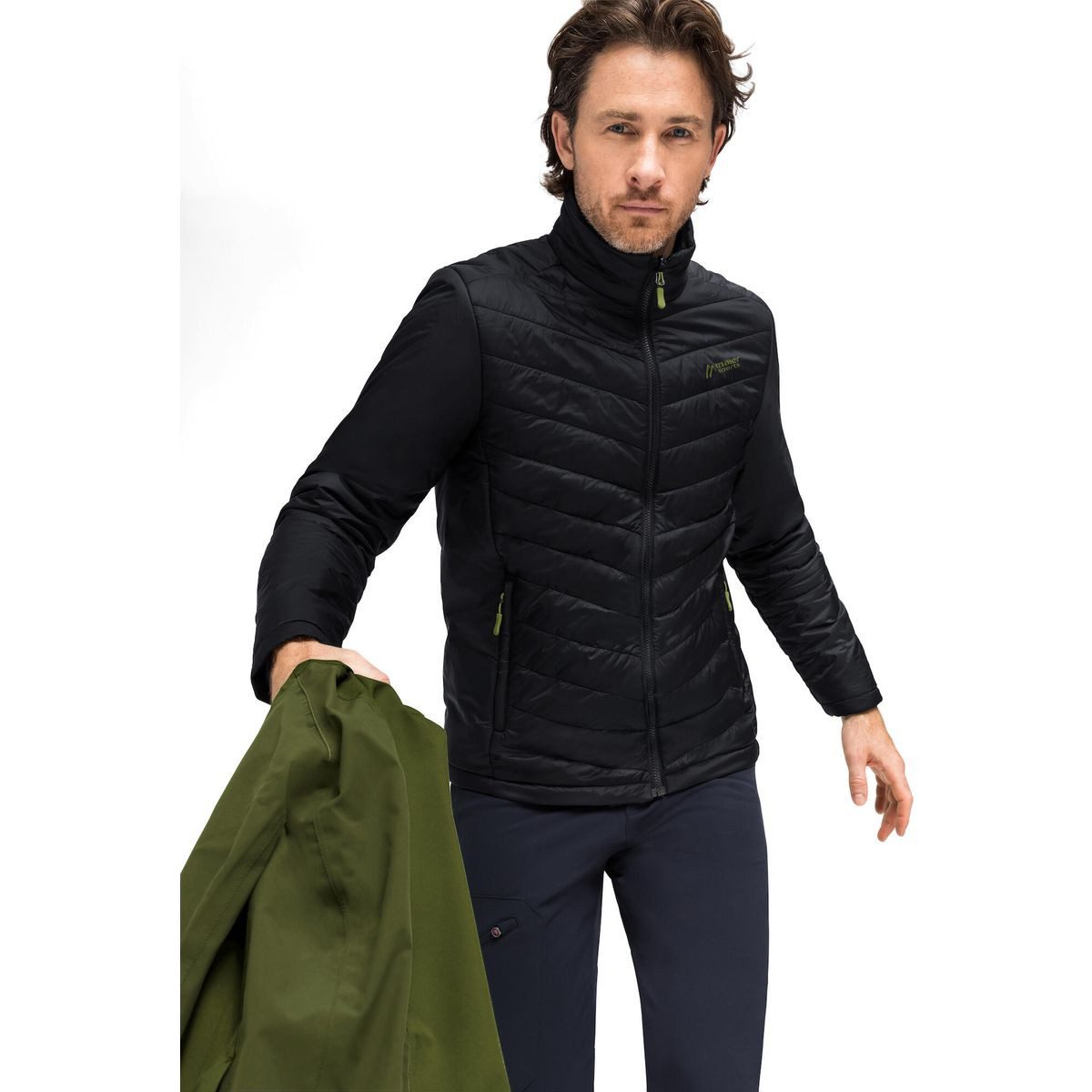 Maier Sports 3-in-1-Funktionsjacke Ribut Men Funktionale Doppeljacke für Wanderungen und Ausflüge. Atmungsaktiv