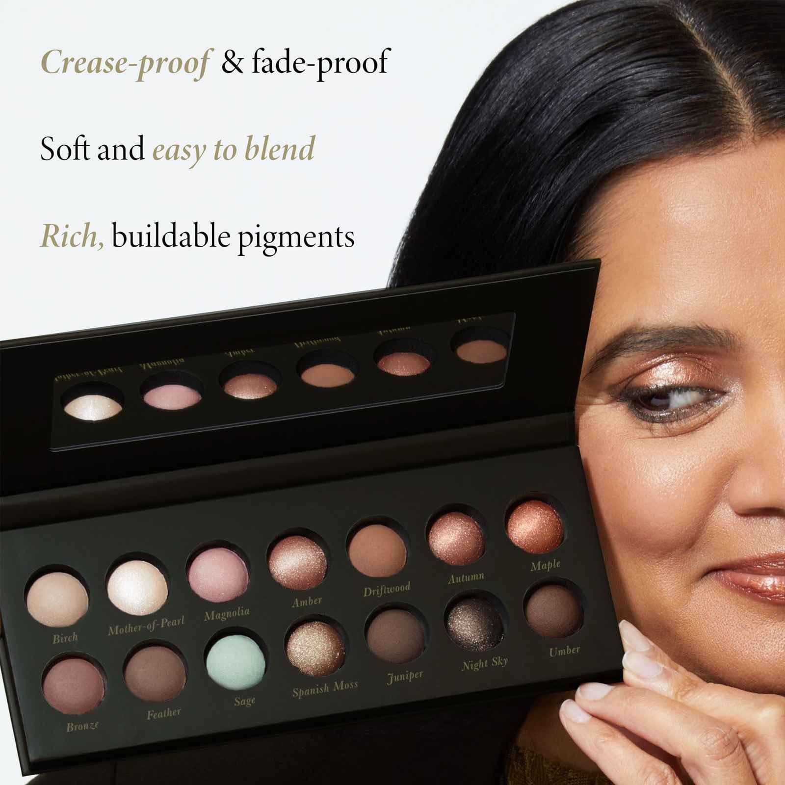 DEBAIJIA Lidschatten-Palette 14 Farben gebackene Lidschattenpalette Hochpigmentiert Langanhaltend