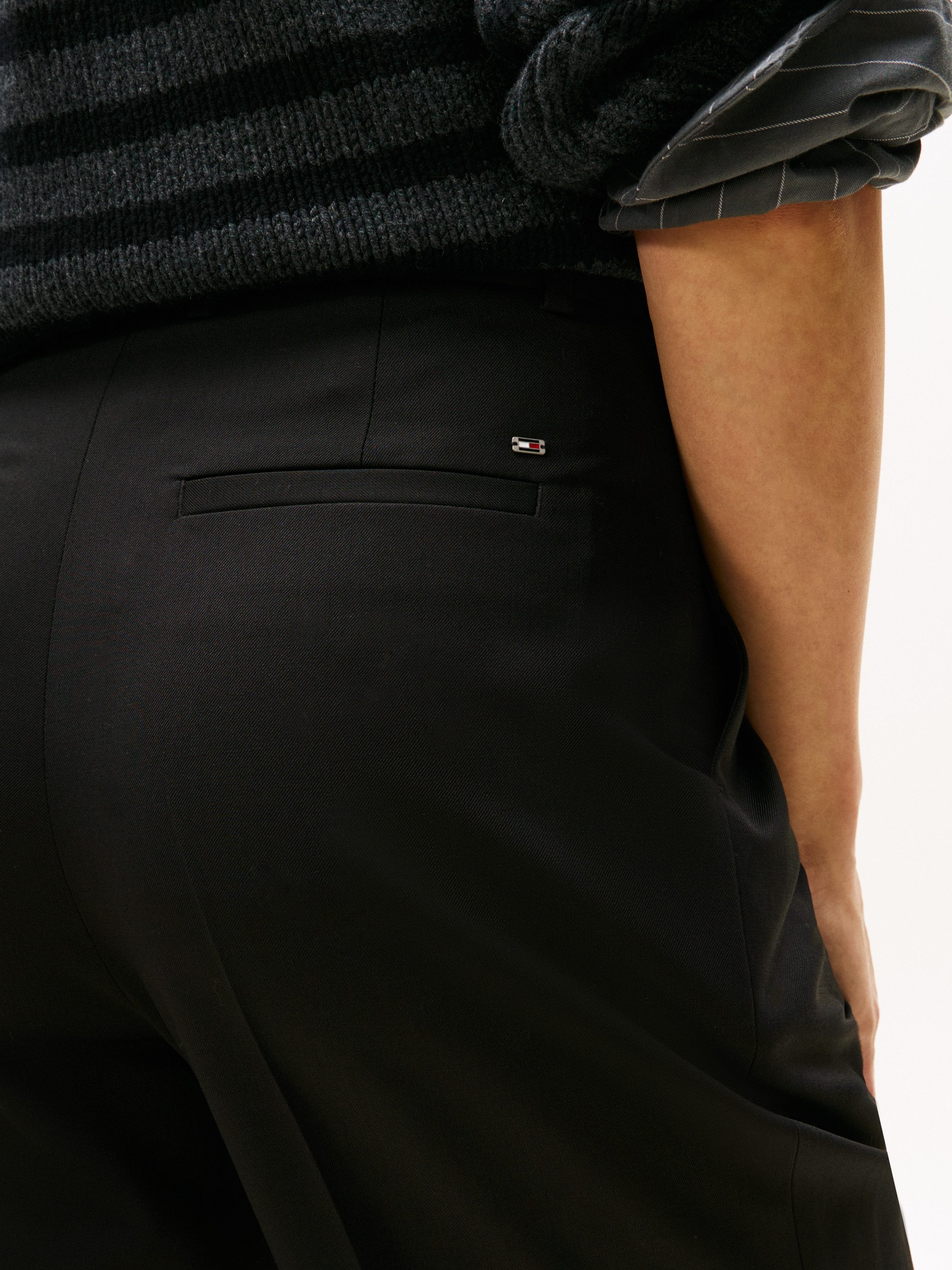 Tommy Hilfiger Anzughose TIMELESS WOOL RLXD STRT PANT mit Wolle günstig online kaufen