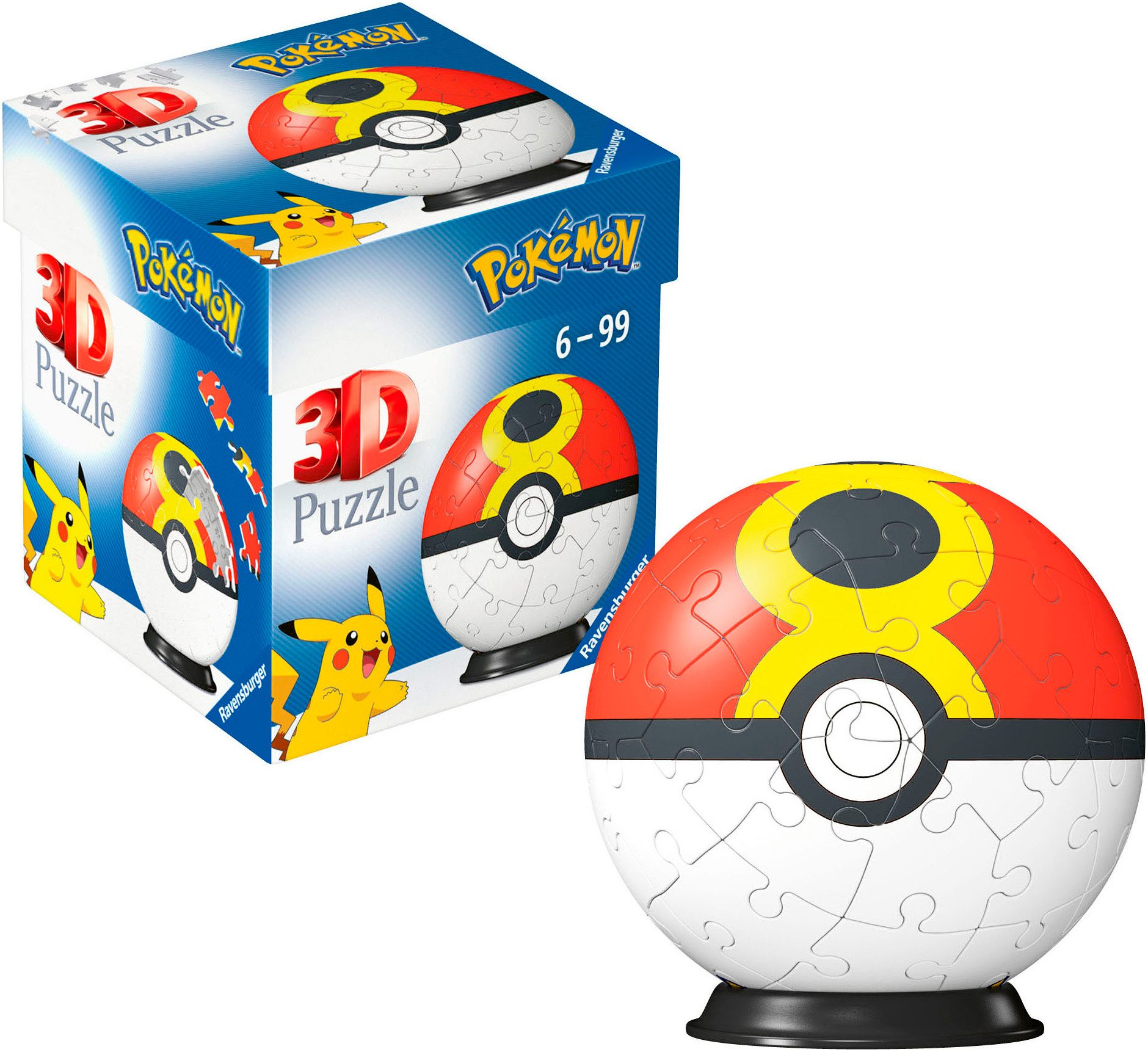 Ravensburger 3D-Puzzle Pokémon Wiederball, 54 Puzzleteile, günstig online kaufen