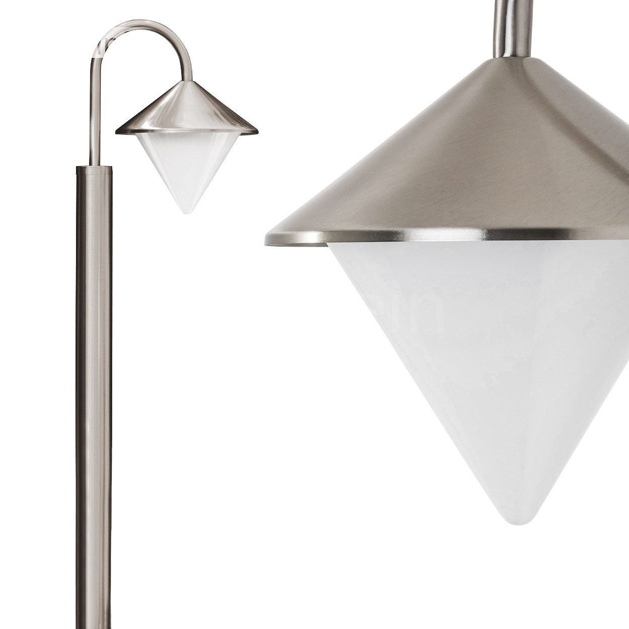 hofstein Außen-Stehlampe »Masnago« Außenleuchte aus Edelstahl günstig online kaufen
