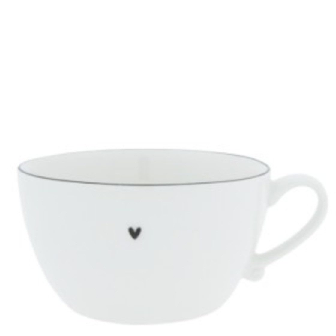 Bastion Collections Tasse Suppentasse mit Herz D13cm aus keramik