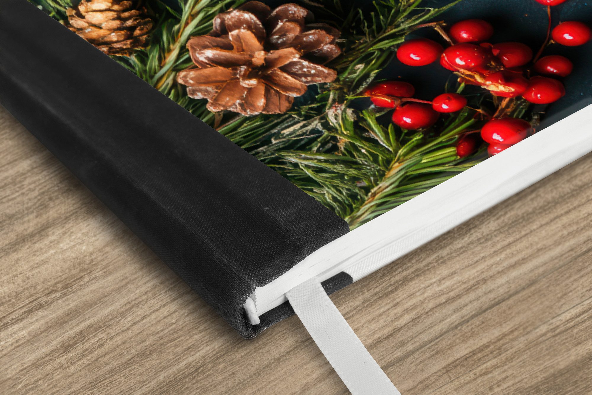 Thumbnail - MuchoWow Notizbuch Frohe Weihnachten - Blau - Weihnachten - Winter, Notebook, Notizblock a5, Tagebuch, Journal Liniert