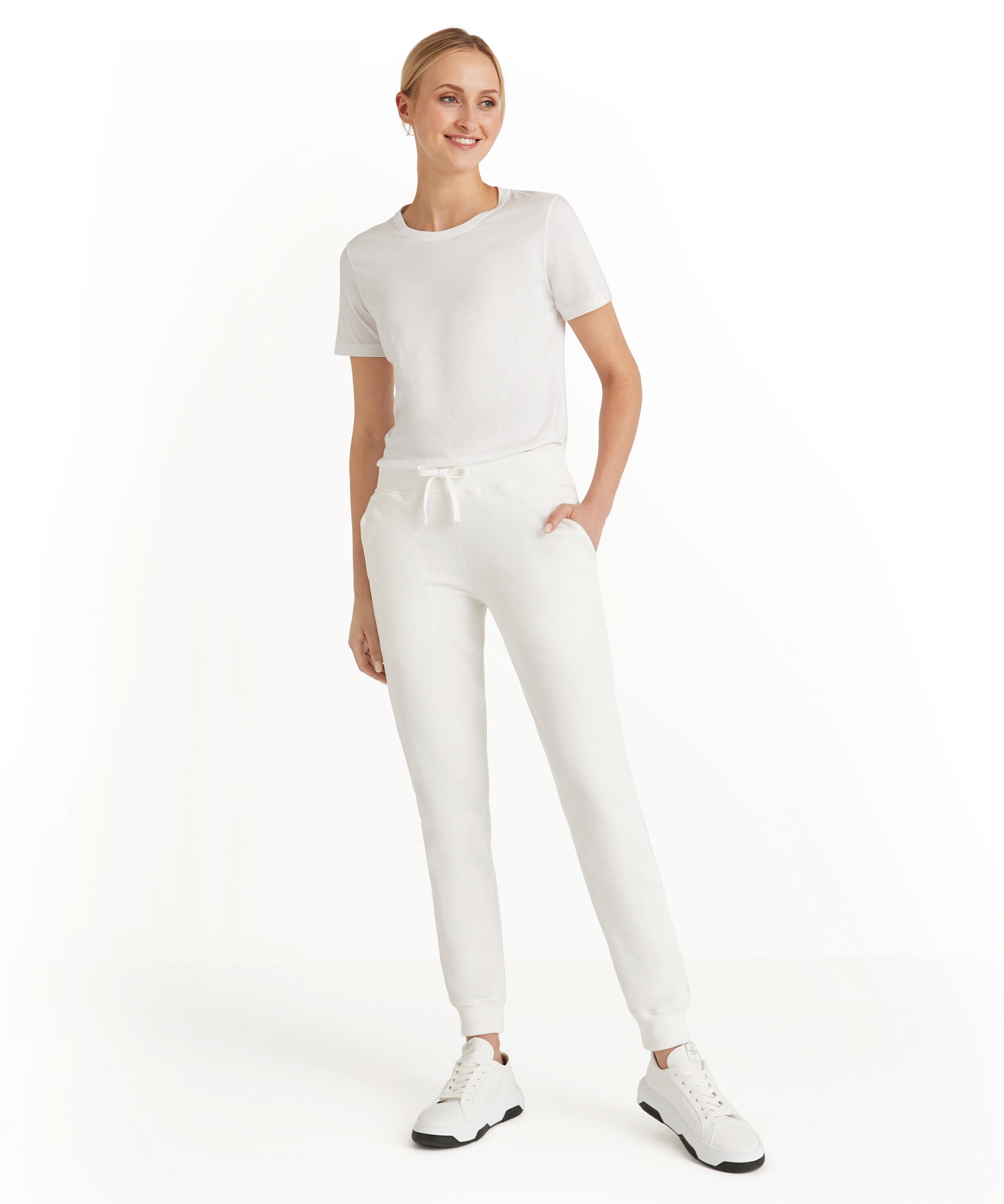 FALKE Sweathose Sweathose mit Bio-Baumwolle (1-tlg) mit Bio-Baumwolle