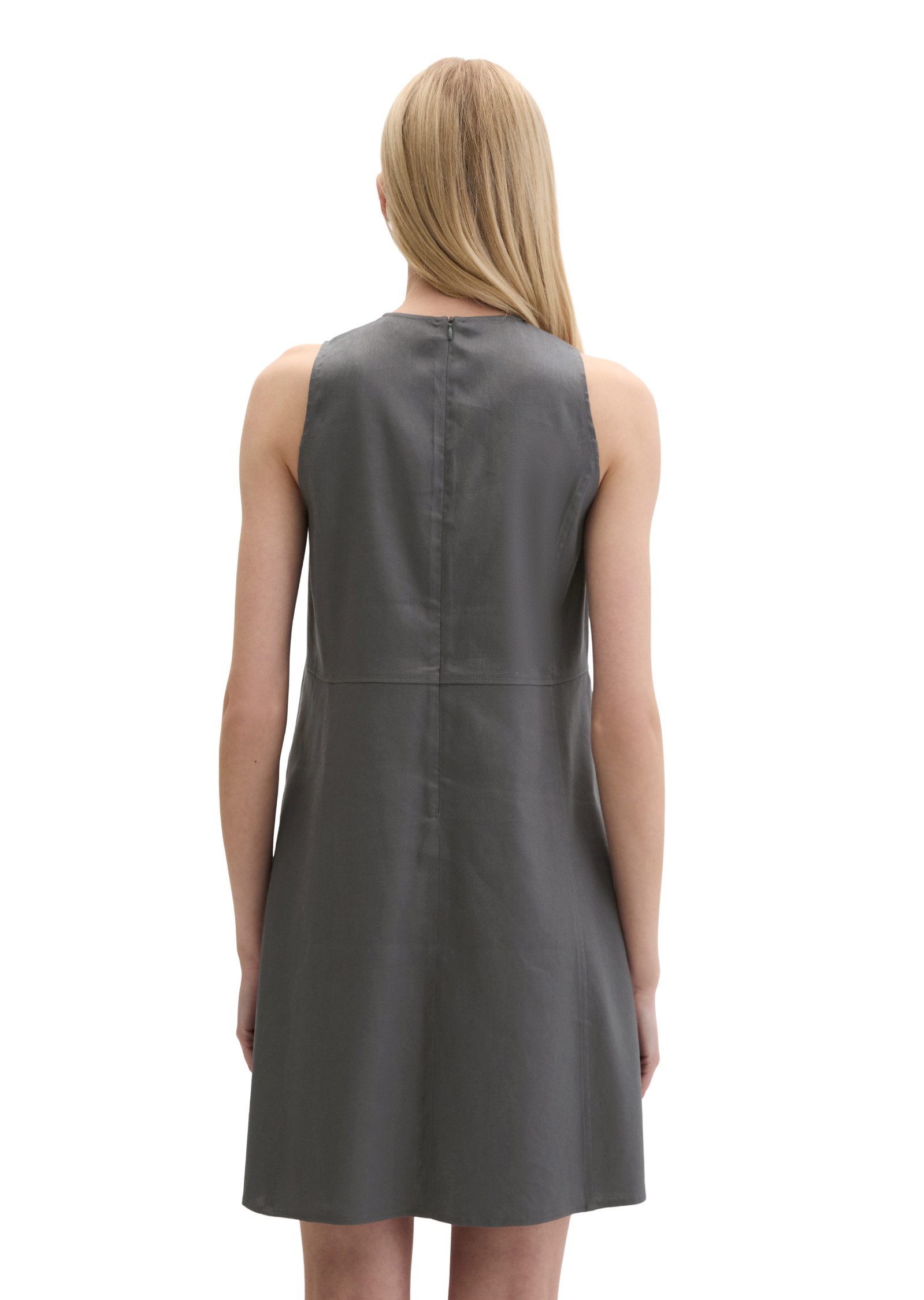 Marc O'Polo Midikleid aus Viskose-Leinen-Stretch – Bild 3 von 5