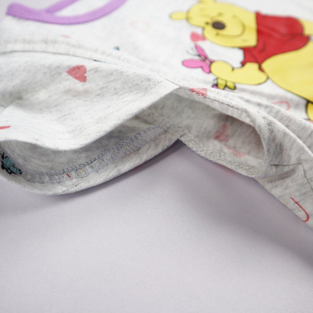 Winnie plus bis Puuh T-Shirt Baby 62 Ferkel Lila Shorts 100% Baumwolle und Print-Shirt Disney 86, Winnie Pooh Gr.