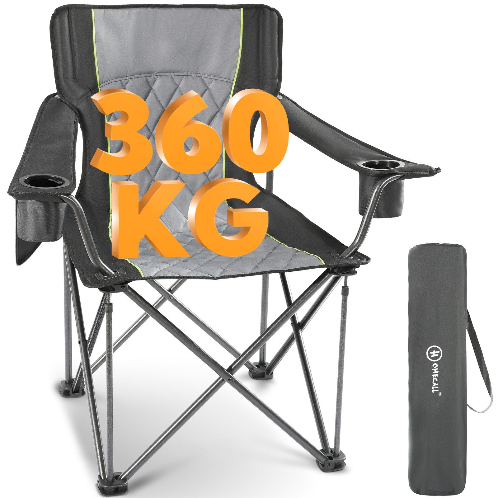 HOMECALL Campingstuhl Übergroßer Klappstuhl mit hoher günstig online kaufen