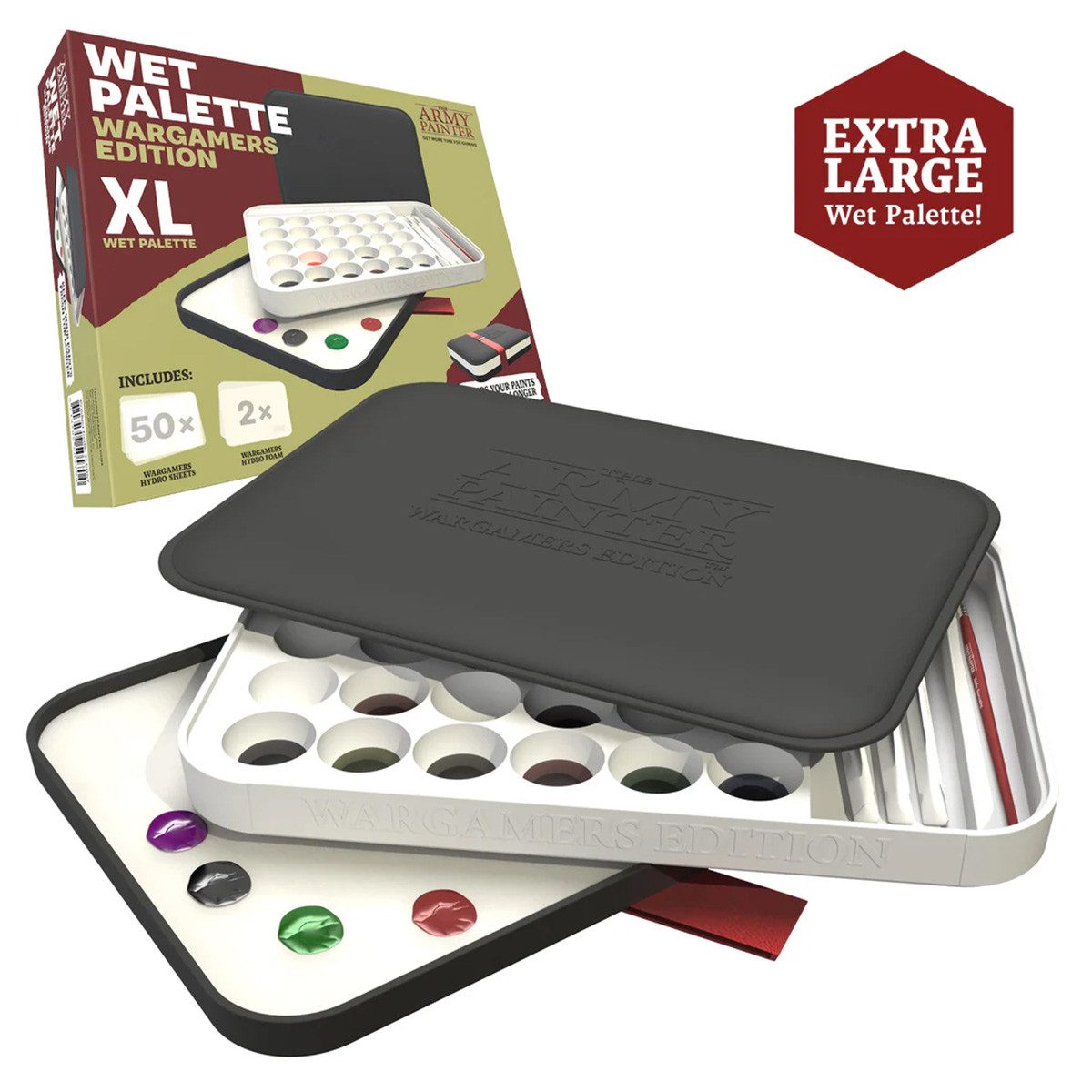 Army Painter Malpinsel Wet Palette Wargamers Edition - Nasspalette XL