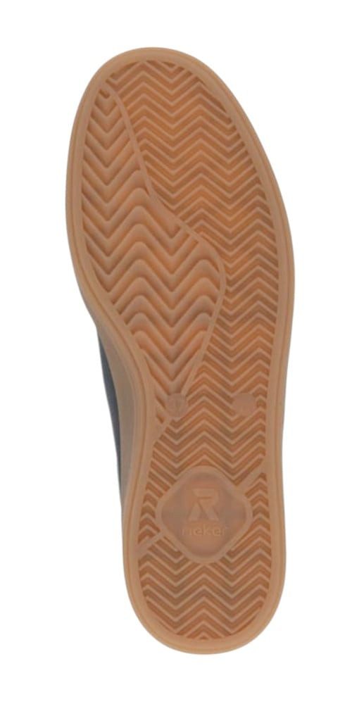 Rieker San Diego (Glattleder) schwarz/braun Damen Sneaker – Bild 3 von 5