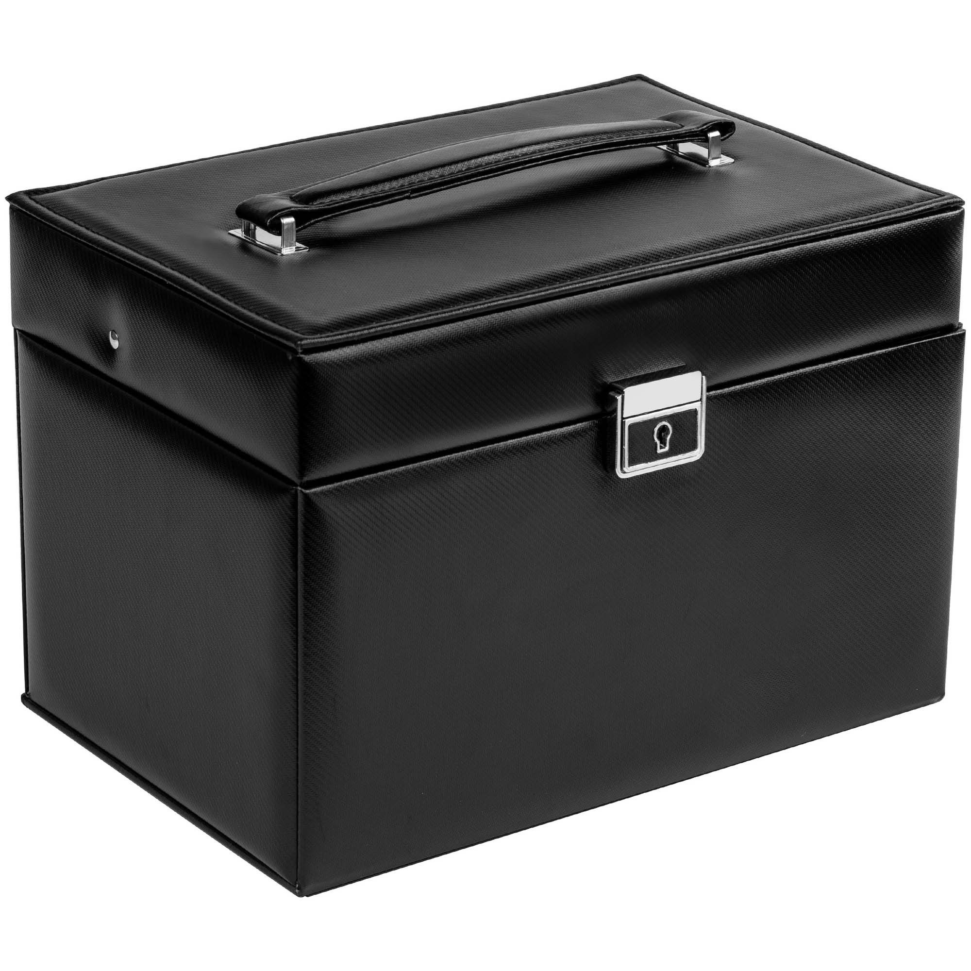 AdelDream Schmuckkasten Schmuckkästchen mit Spiegel Griff abschließbar für günstig online kaufen