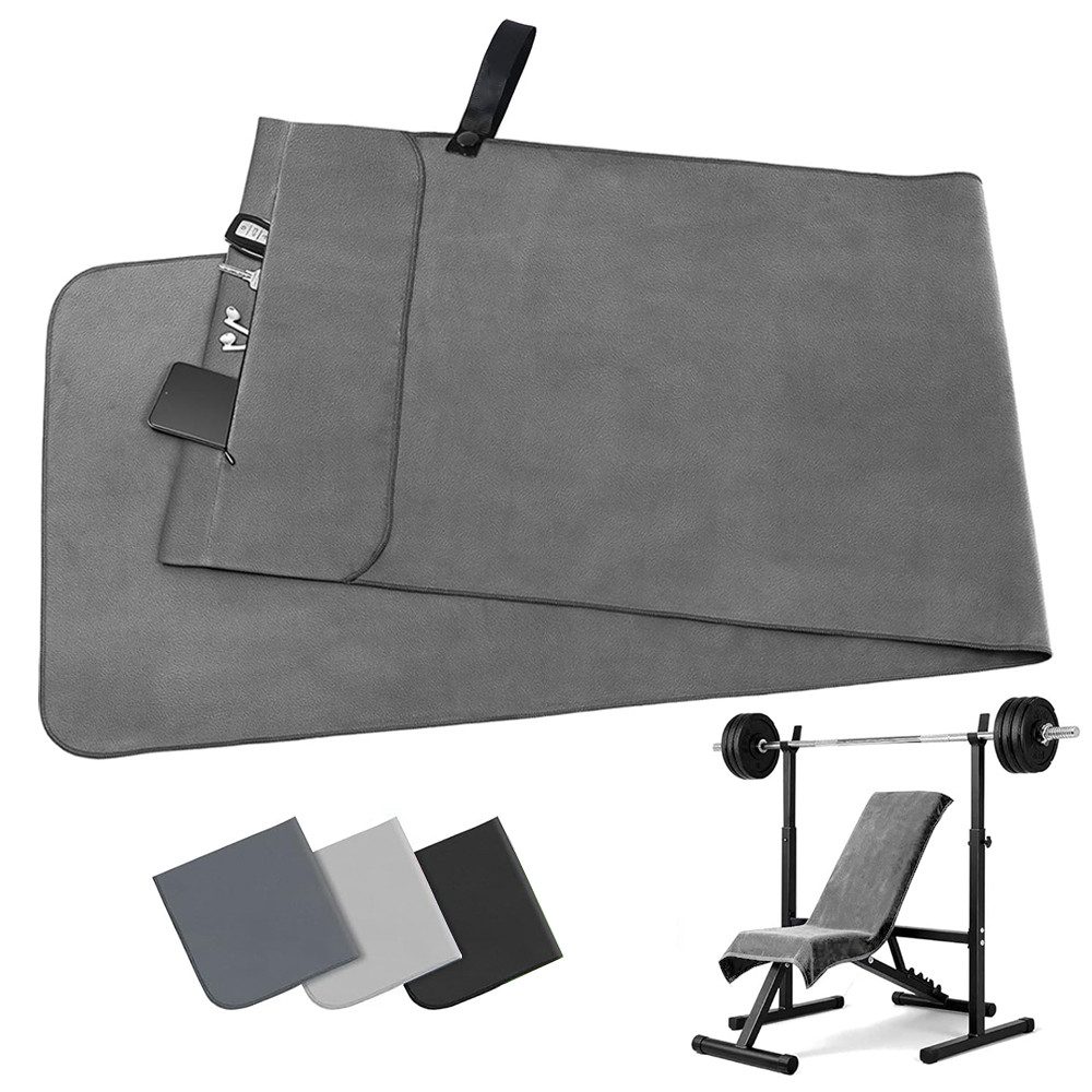 AFKSMILE Sporthandtuch Fitness Handtuch Mikrofaser 120x50, Schnelltrocknend Sporthandtuch, Reißverschlusstasche - Weiches Sporthandtuch fürs Fitnessstudio & Gym