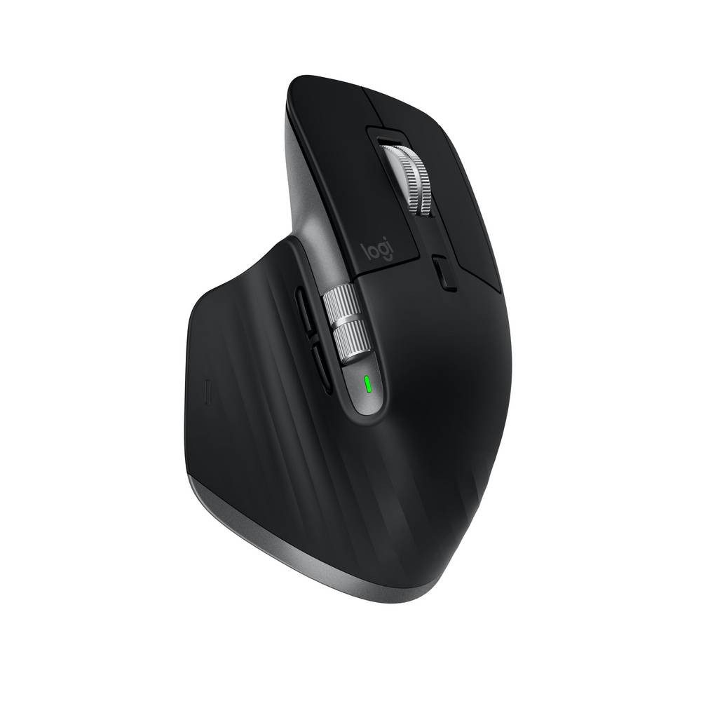 Logitech Wireless Mouse - SPACE GREY - EMEA Mäuse (Darkfield Laser Tracking, Intelligentes Scrollrad, Wiederaufladbar)