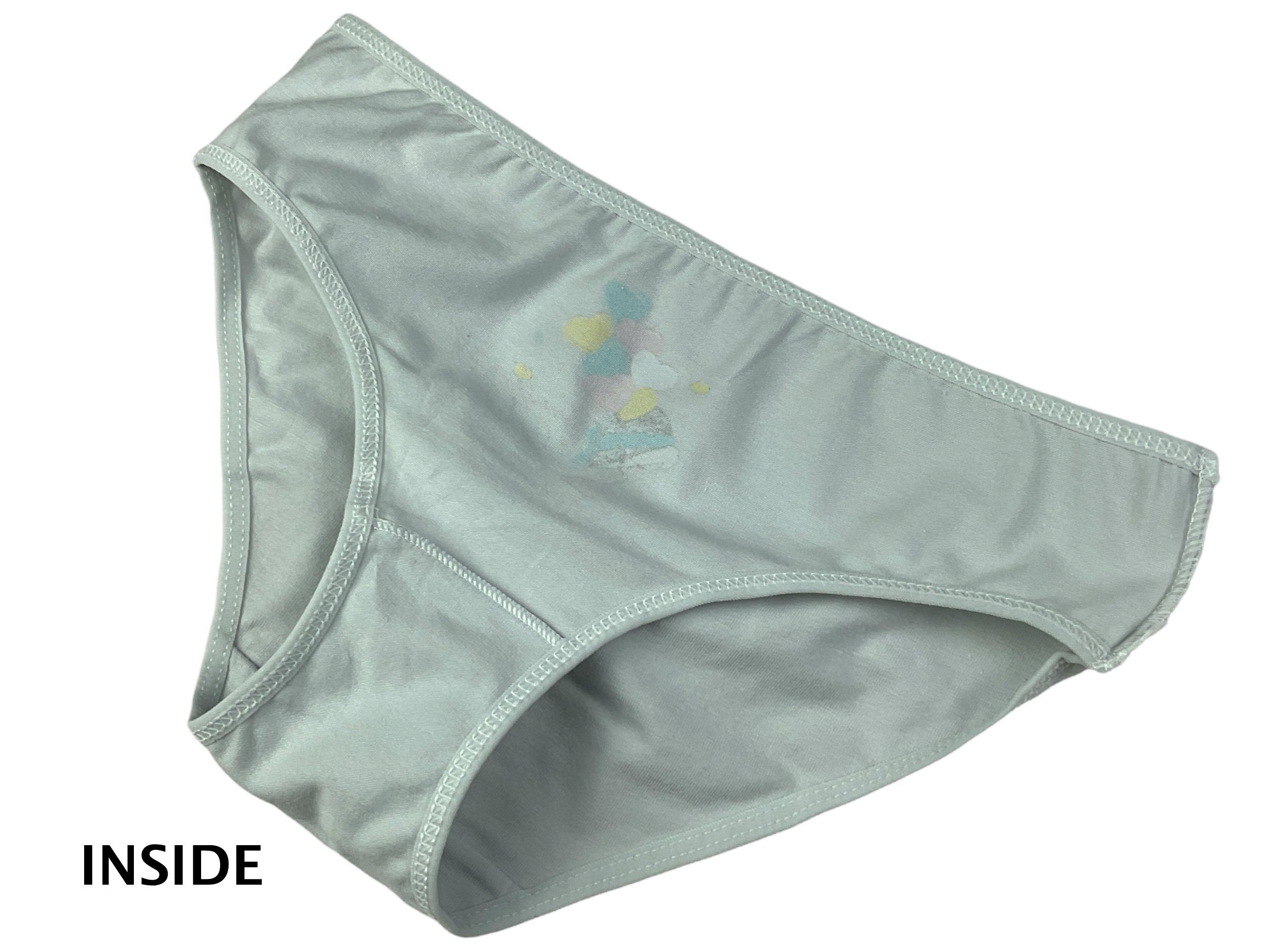 LOREZA Slip 10er Set Mädchen Slips - Herz - Bunt (Spar-Packung, 10-St)