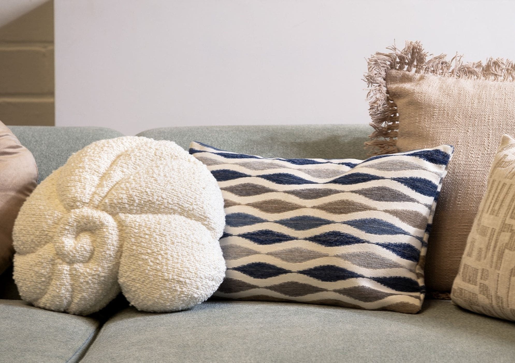Dutch Decor Kissenhülle 'Tula' Dark Denim - Blau