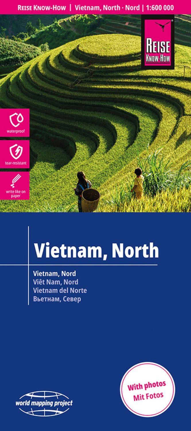 Reise Know-How Landkarte Vietnam, Nord, Vietnam, North (1:600.000) / diverse