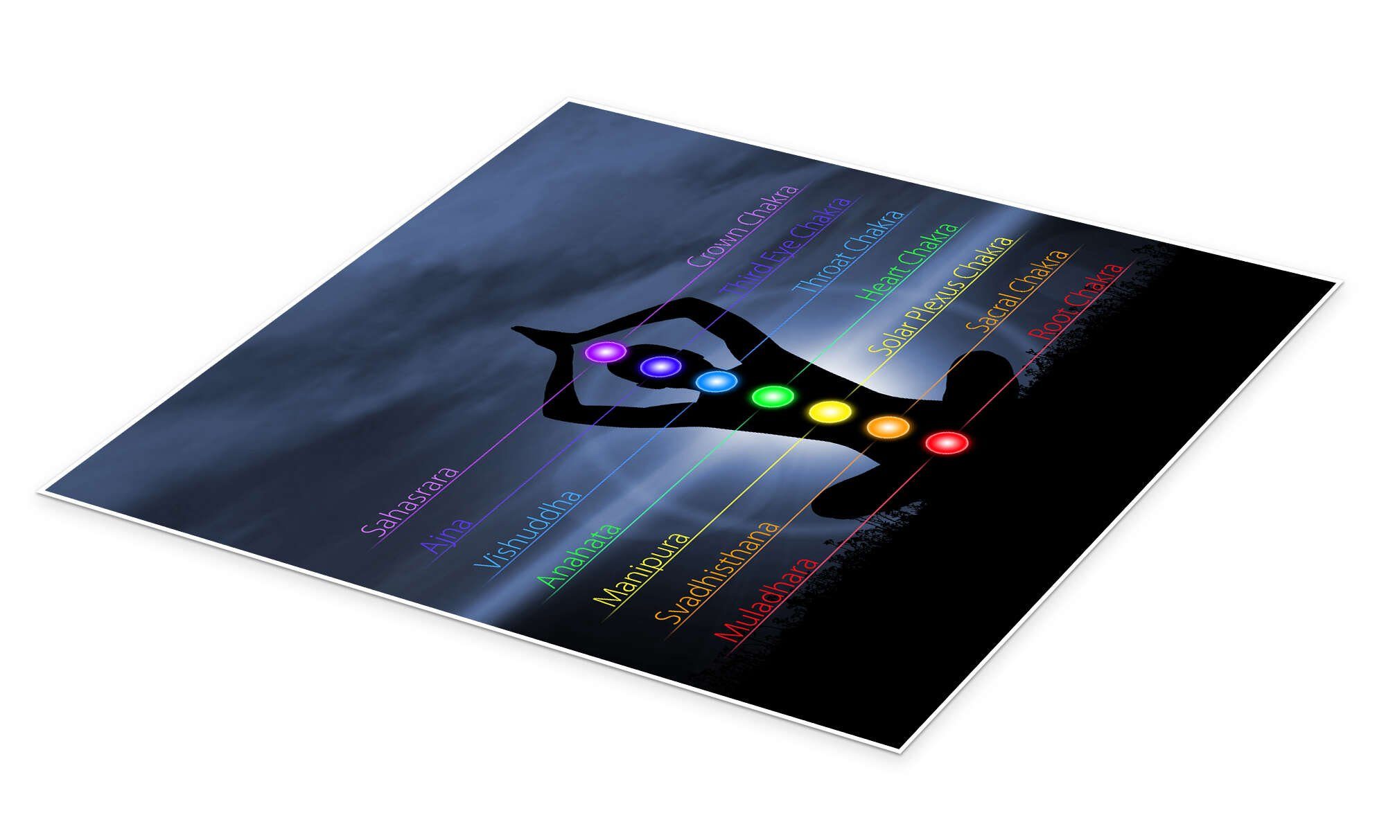 Posterlounge Poster Editors Choice, Chakren mit günstig online kaufen