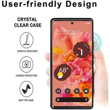 CoolGadget Handyhülle Carbon Handy Hülle für Google Pixel 6 6,4 Zoll, robuste Telefonhülle Case Schutzhülle für Pixel 6 Hülle