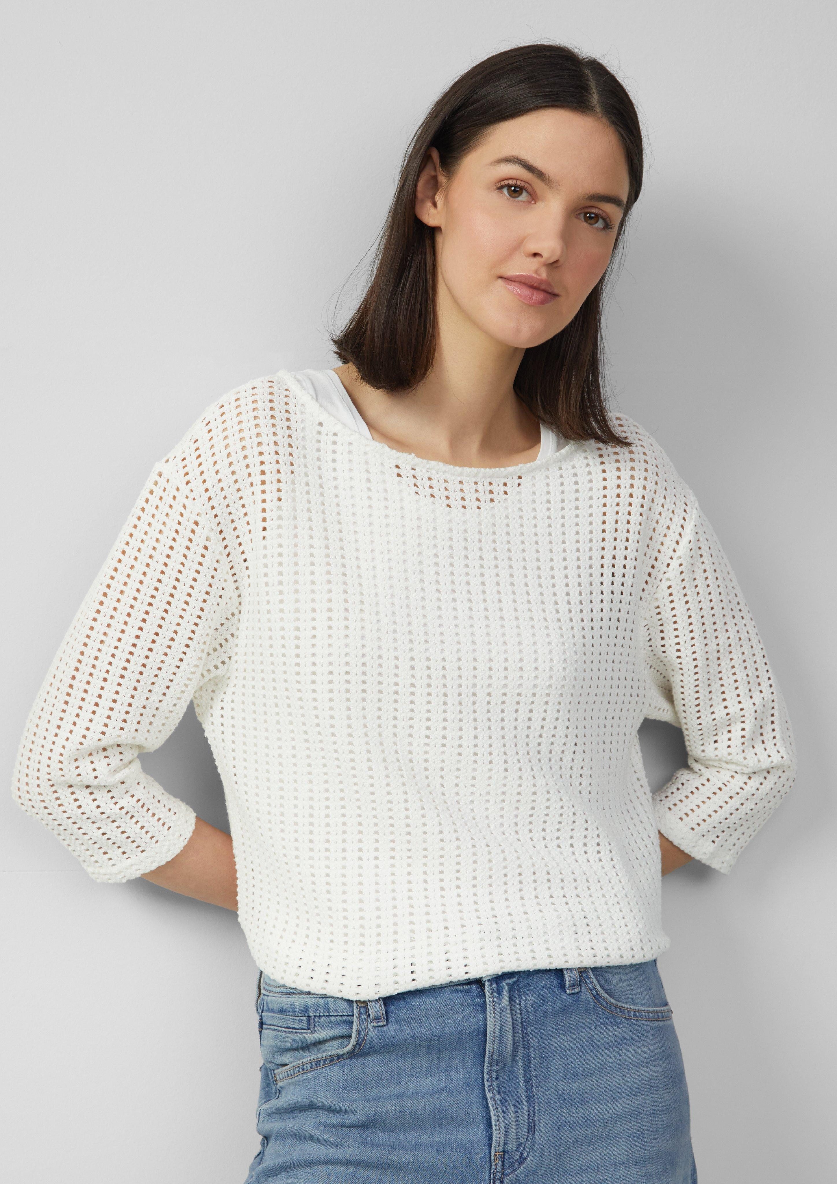 s.Oliver 3/4-Arm-Shirt Luftiges T-Shirt im Relaxed günstig online kaufen