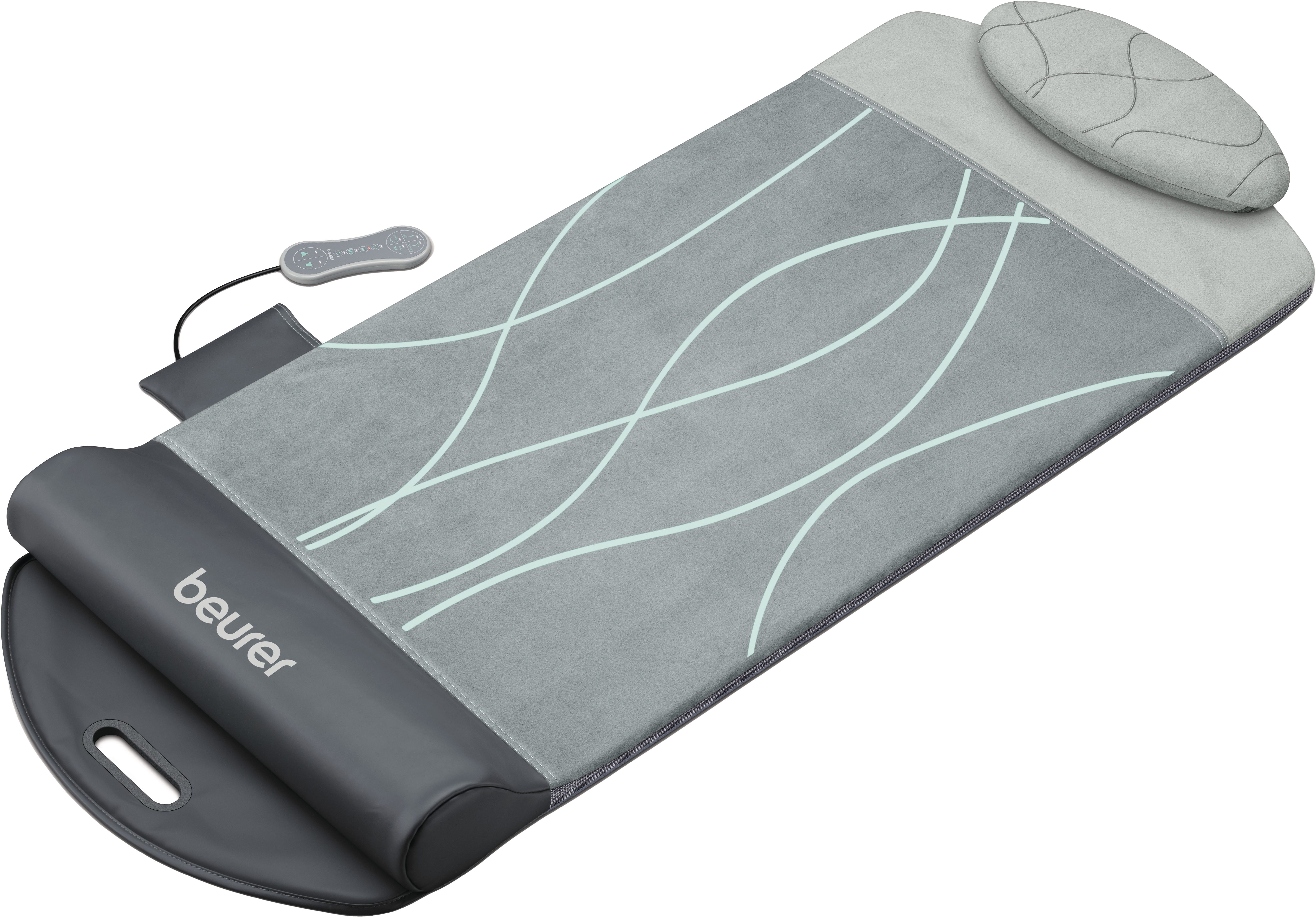 BEURER Massagematte MG 280 Yoga-& Stretchmatte zum Dehnen & Stretchen, 7 Luftkammern zur Imitation von Yoga- & Dehnübungen, mit …