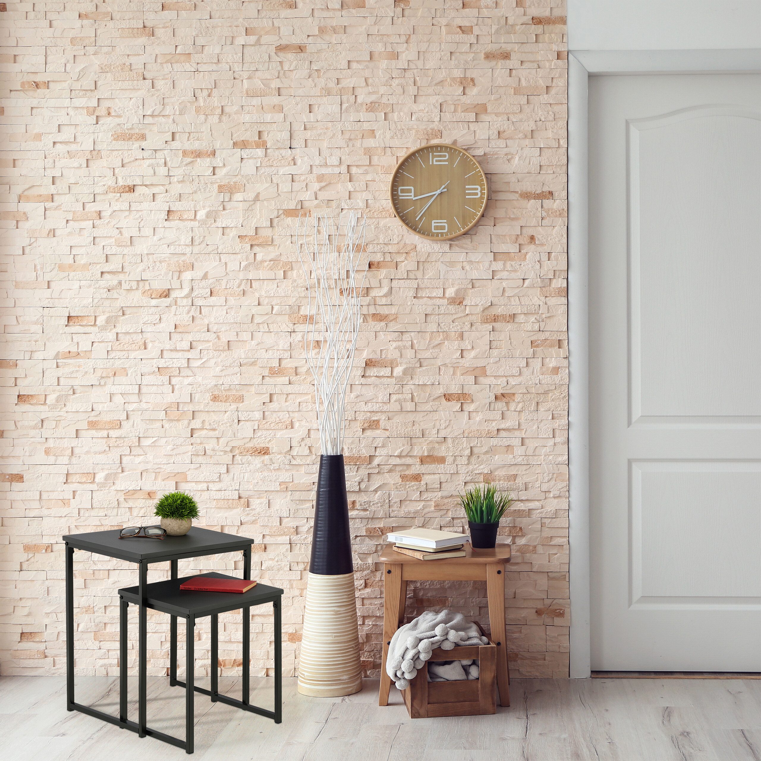 relaxdays Beistelltisch 2er Set (2er Set), A günstig online kaufen