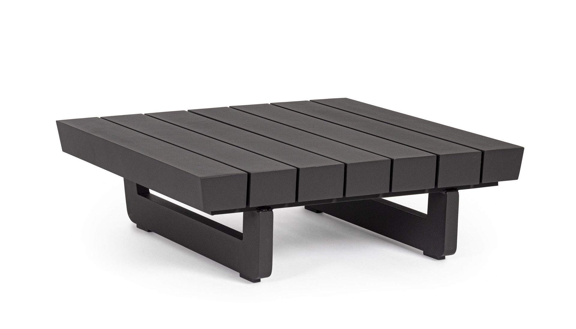 Feeling4Home Couchtisch Infinity aus Aluminium 74 cm, Anthrazit