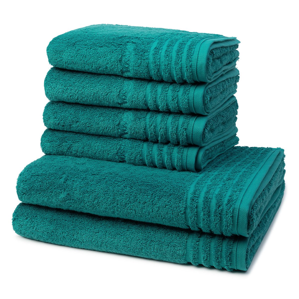 Vossen Handtuch Set Vienna Style Supersoft, Frottee (Spar-Set, 6-St), 4 X Handtuch 2 X Duschtuch im Set - Baumwolle - Saugstark