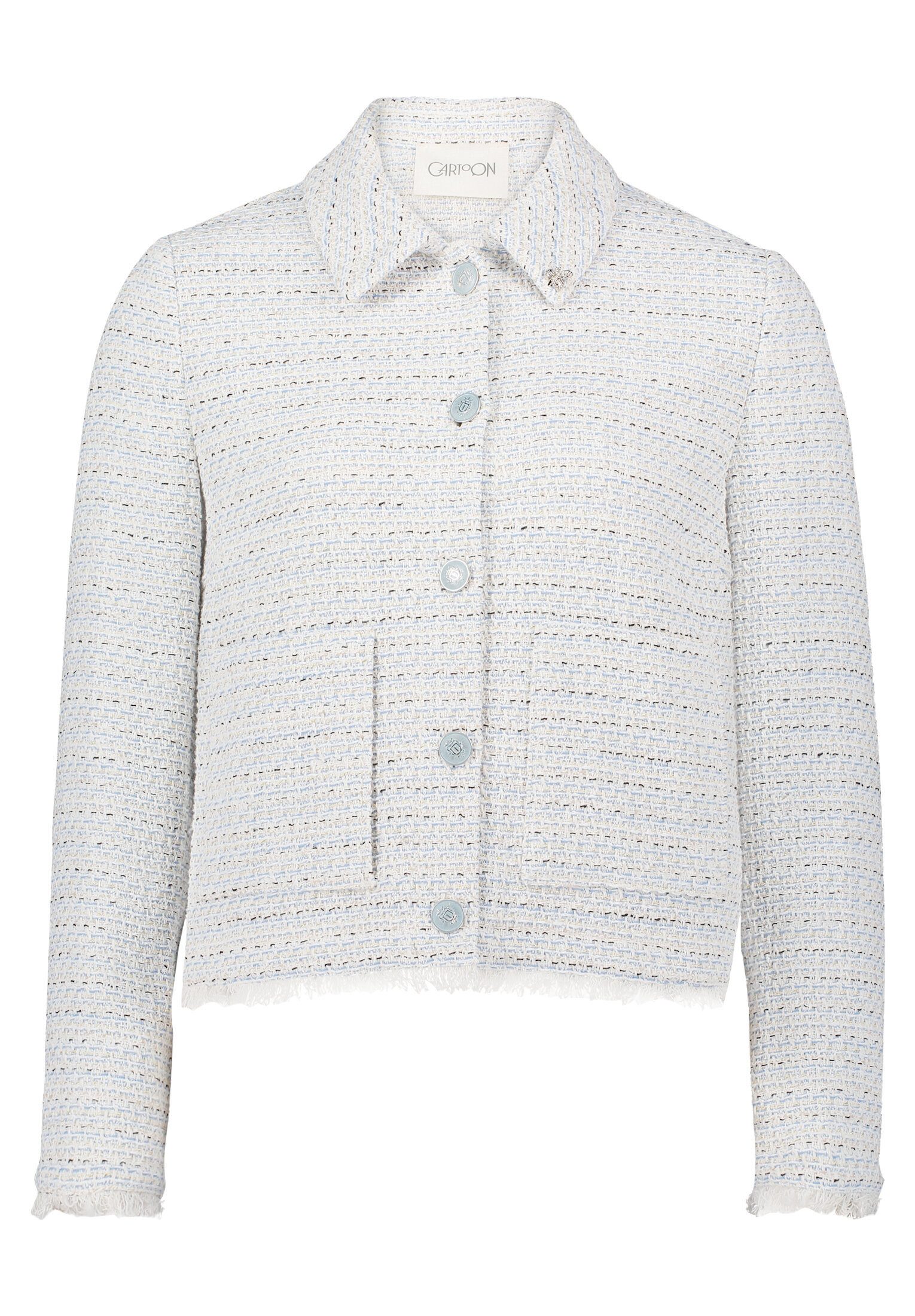 Cartoon Jackenblazer Damen mit Fransen Material
