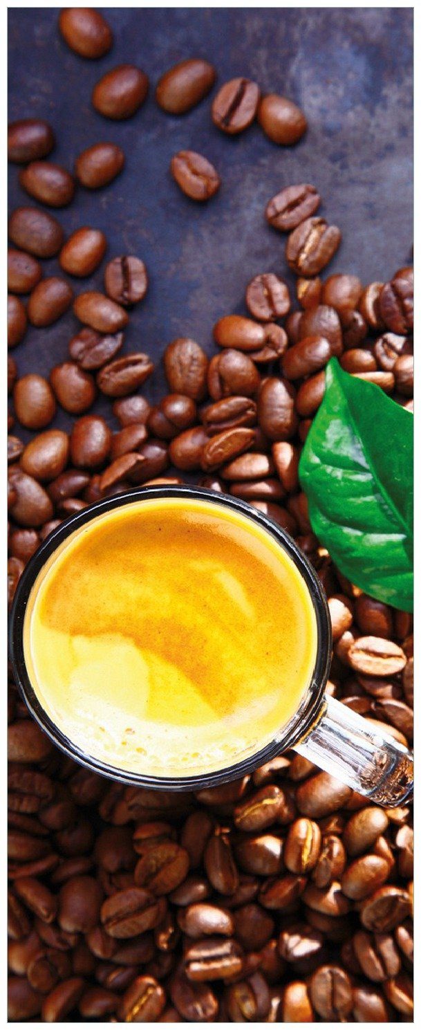 Wallario Memoboard Kaffee Bohnen und