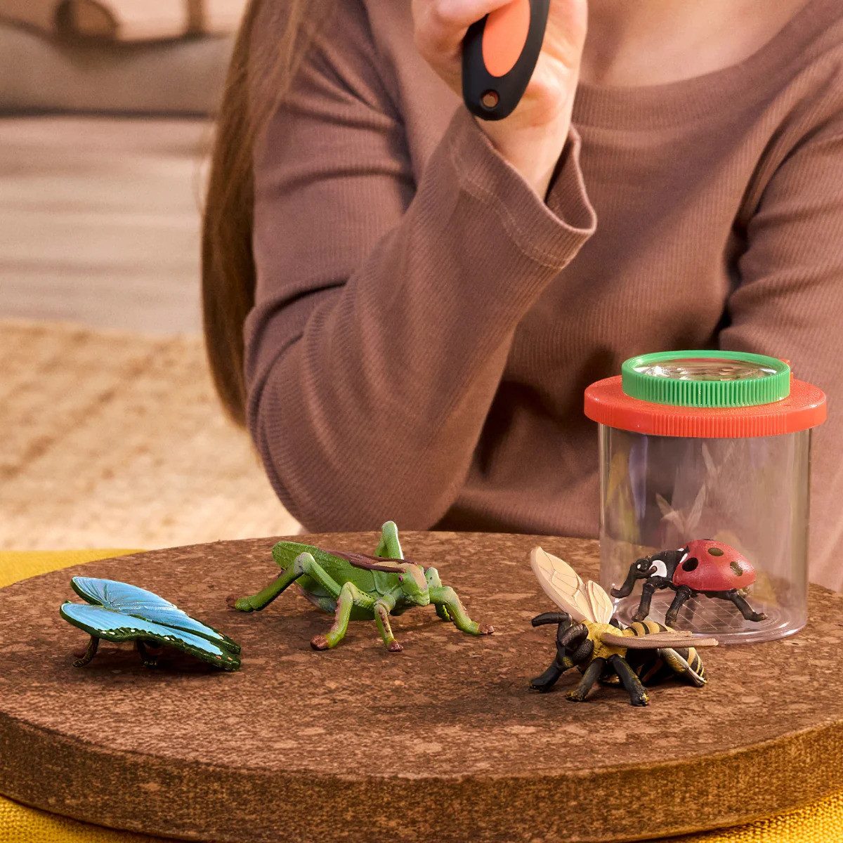 Schleich® Spielwelt WILD LIFE, Insekten Entdecker Set (42741), (4-tlg) – Bild 2 von 5