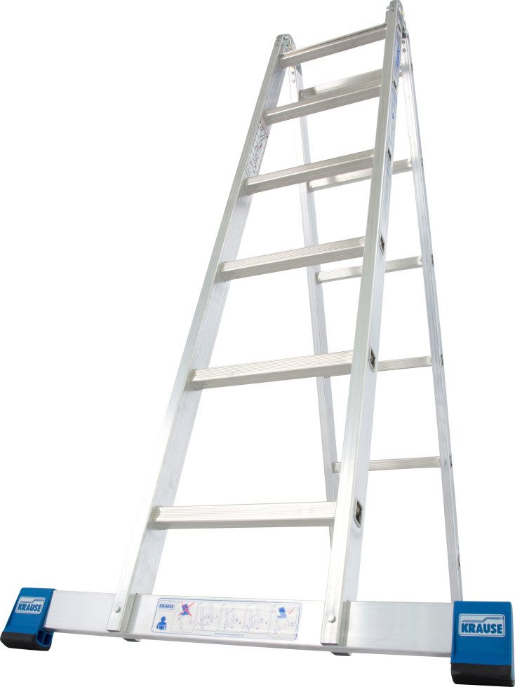KRAUSE Doppelleiter Krause Aluminium-Gelenk-Doppelleiter STABILO 4,40