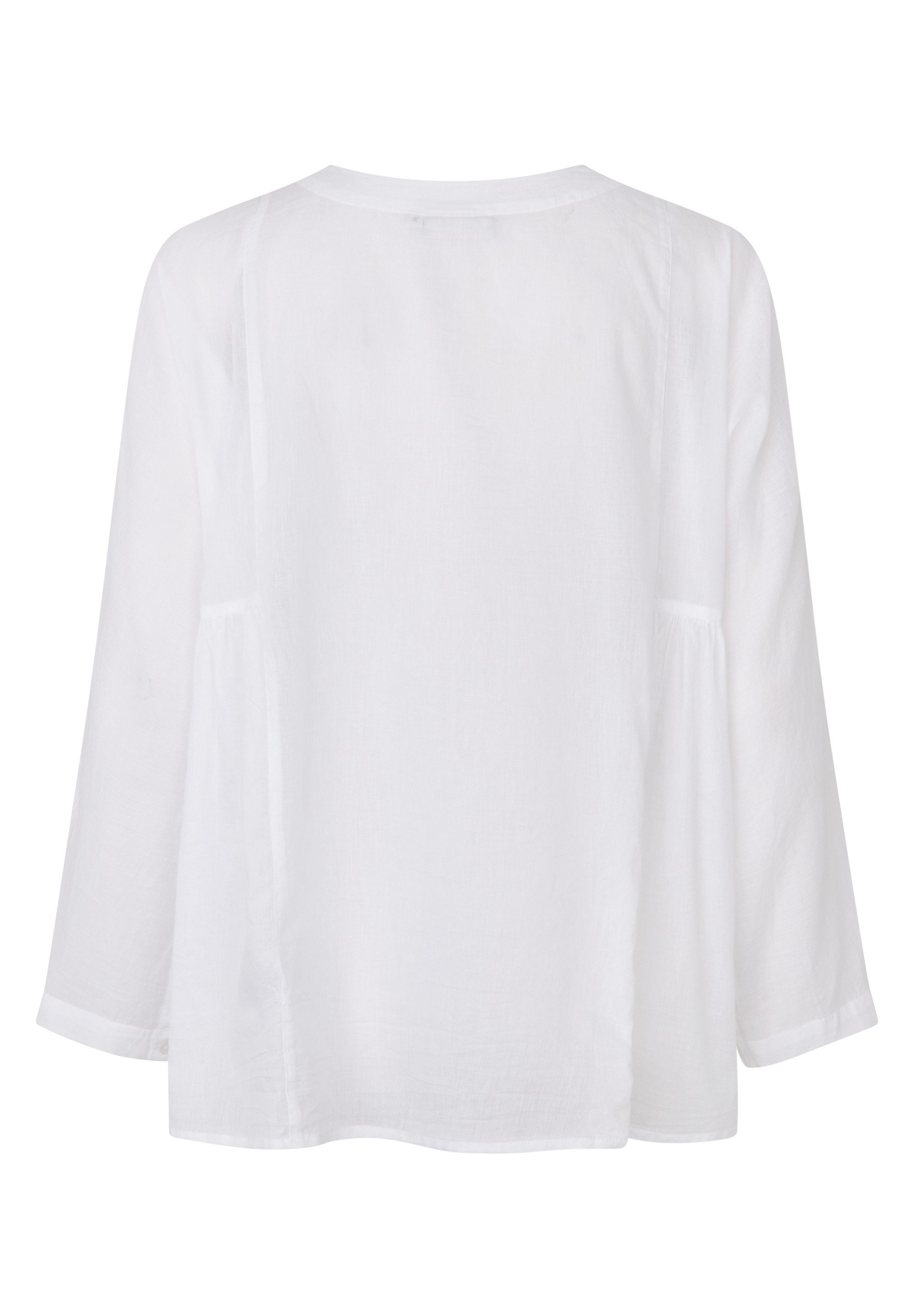 Masai 3/4-Arm-Shirt MaIanelle Fallen an den Seiten, weiche gestrickte Baumwolle