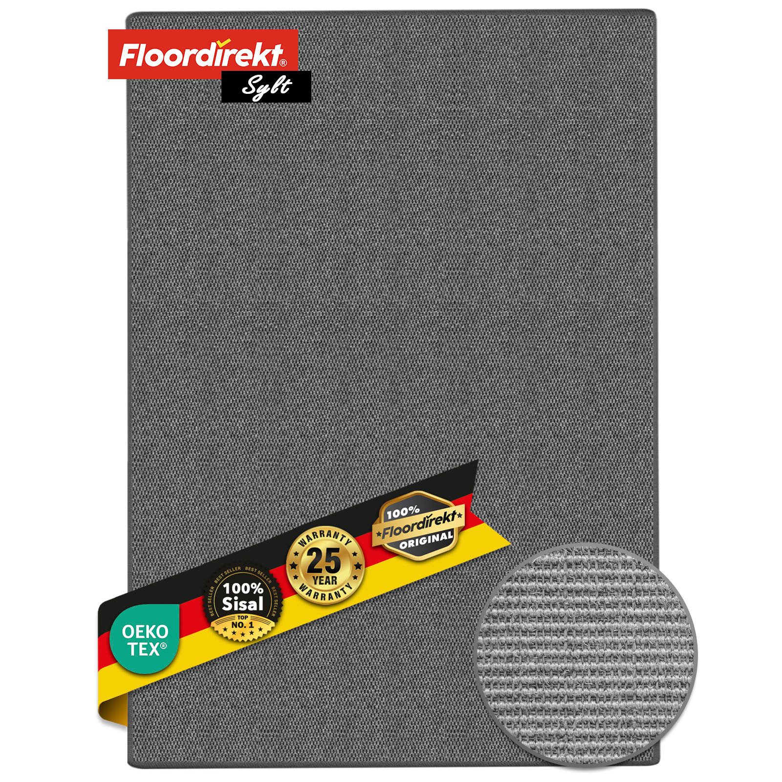 Floordirekt Sisalteppich Sylt, rechteckig, Höhe: 8 günstig online kaufen