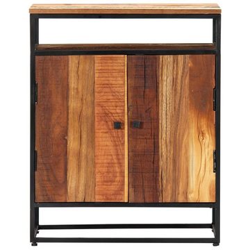 vidaXL Sideboard Beistellschrank 60x35x76 cm Massives Altholz und Stahl