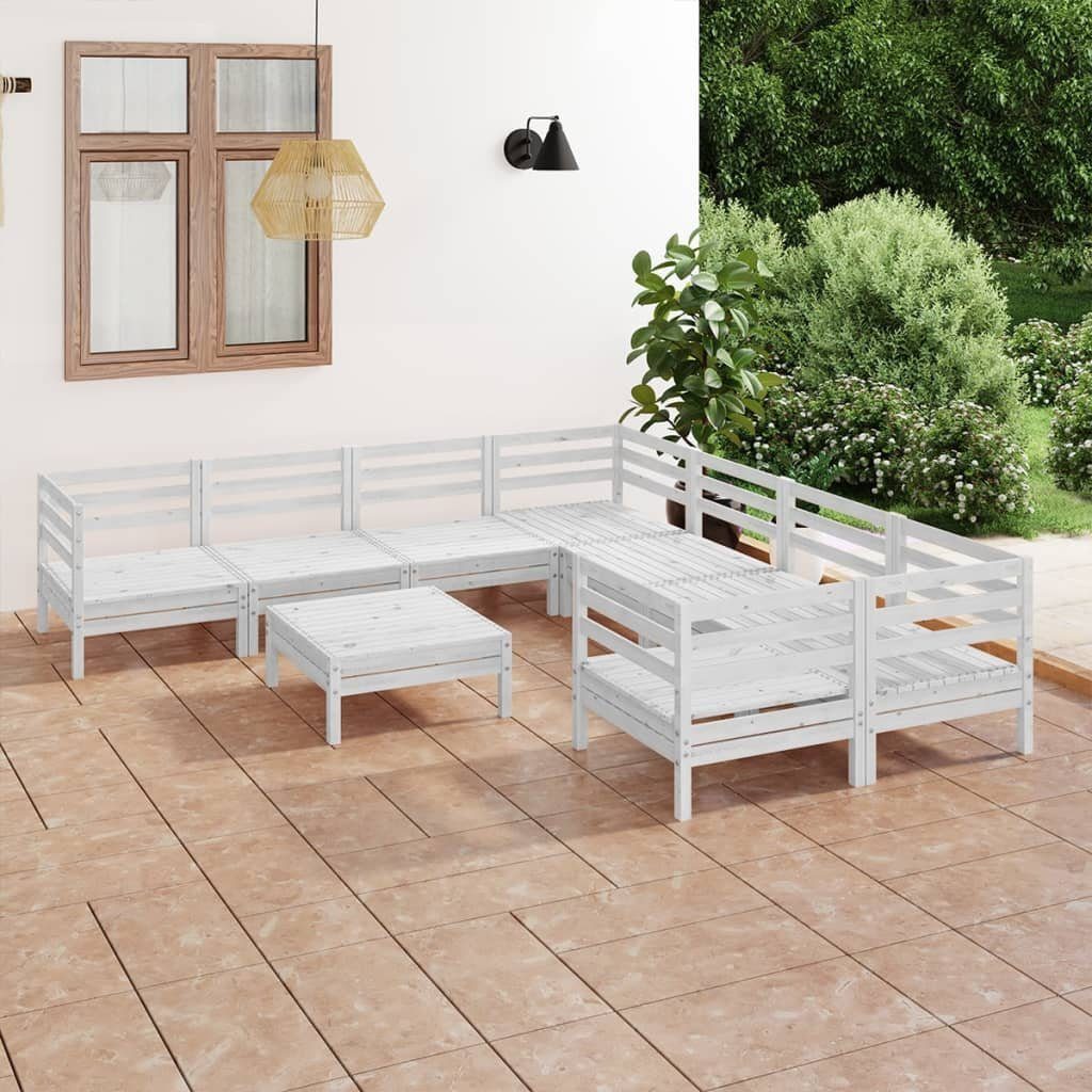furnicato Garten-Essgruppe Gartenmöbel-Set aus massivem Kiefernholz, 63,5 x 63,5 x 62,5 cm, (1-tlg)