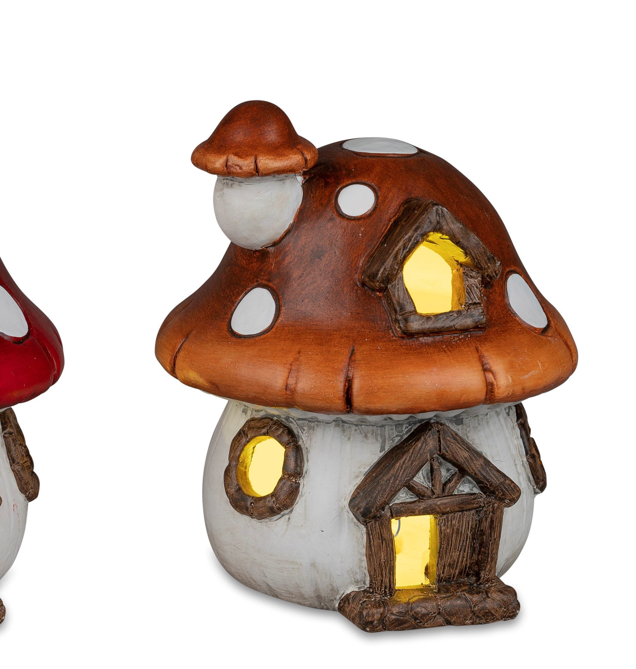 formano Skulptur Herbstfarben, Mit Timerfunktion, Mehrfarbig, Motiv: Pilzha günstig online kaufen